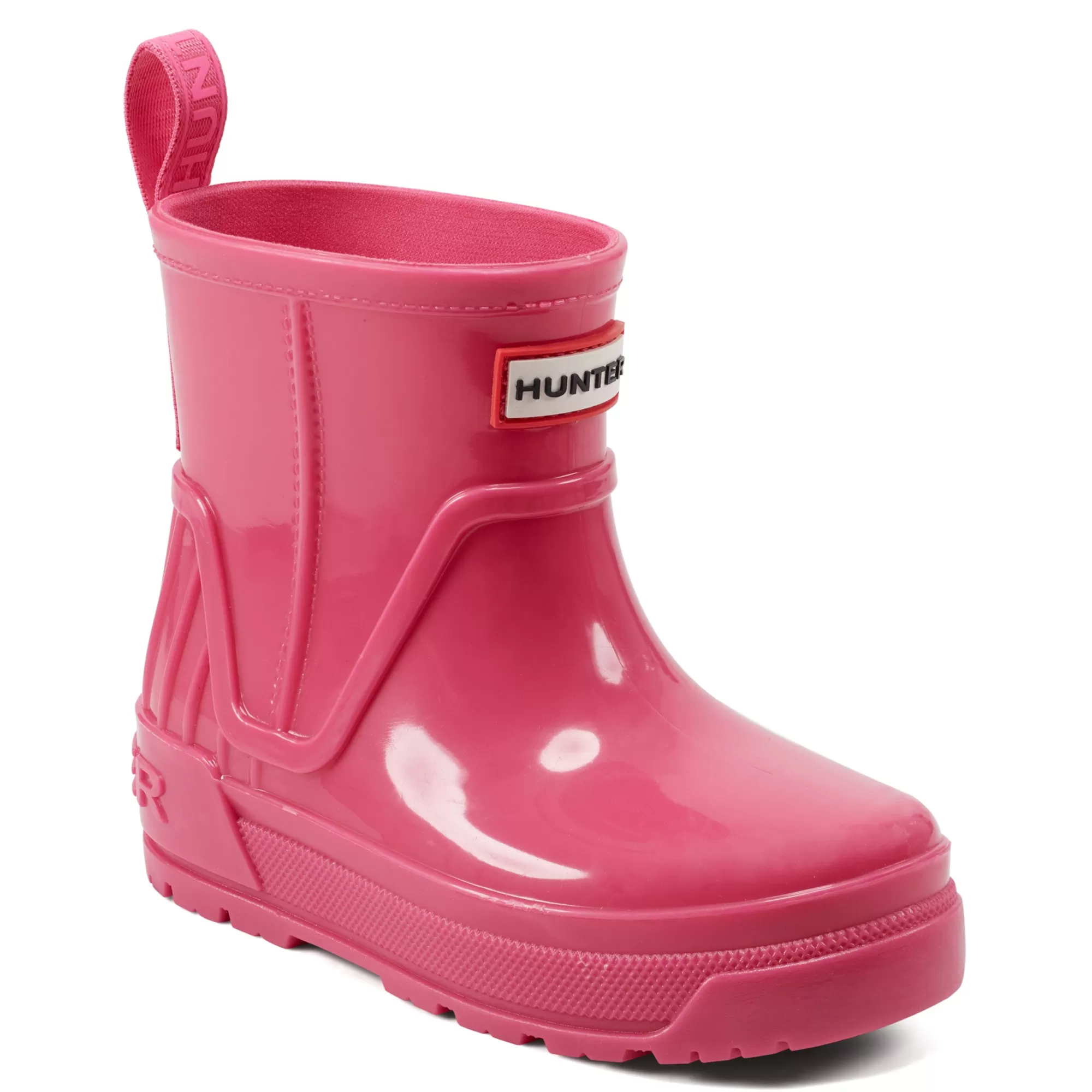 Hunter Big Kids Grace Waterproof Rain Boots DarkPink New