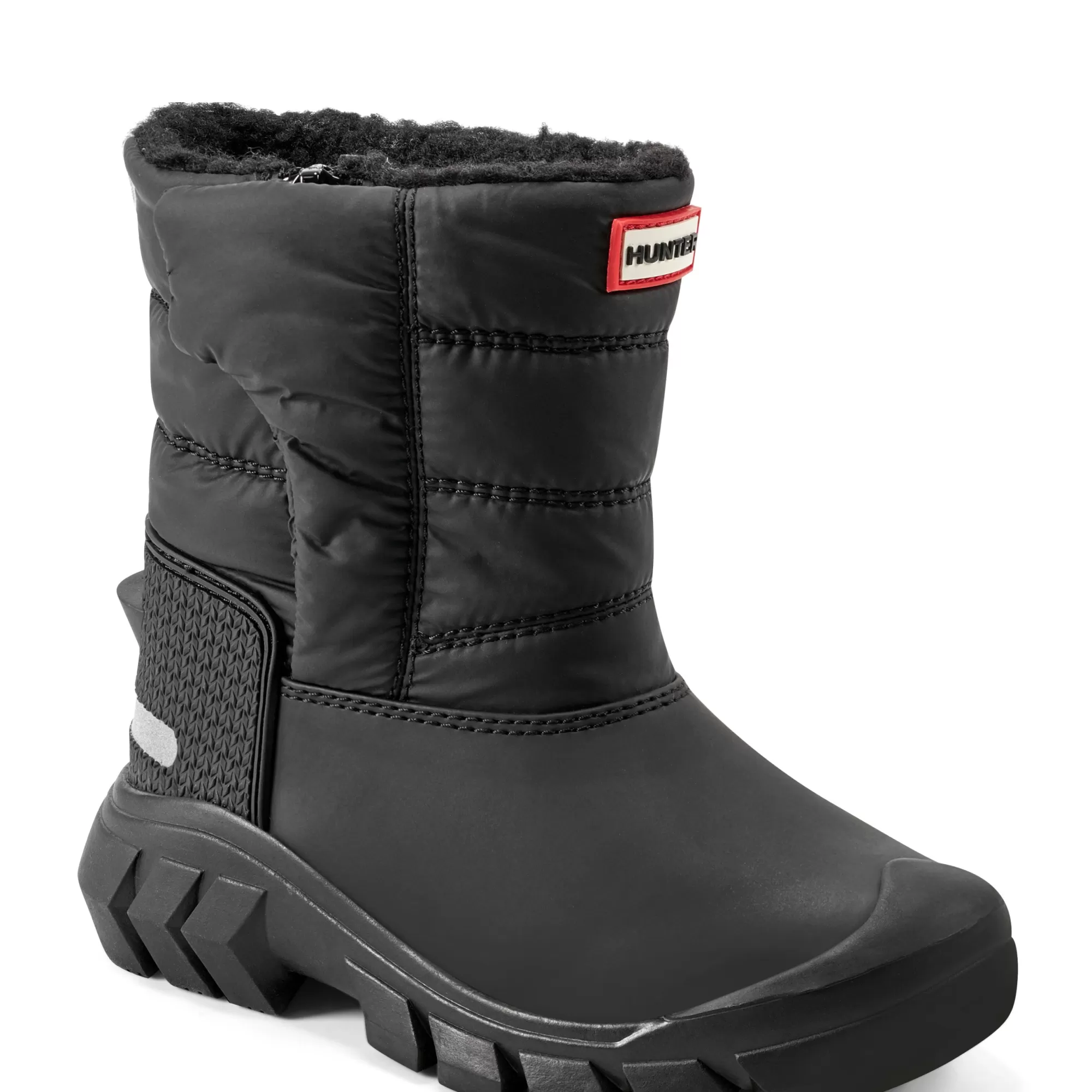 Hunter Big Kids Intrepid Lug Sole Insulated Snow Boots Black Best