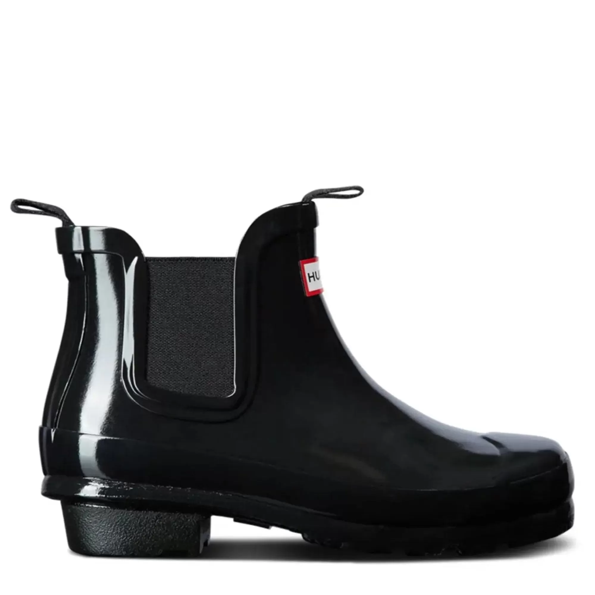 Hunter Big Kids Original Gloss Chelsea Boots Black Sale