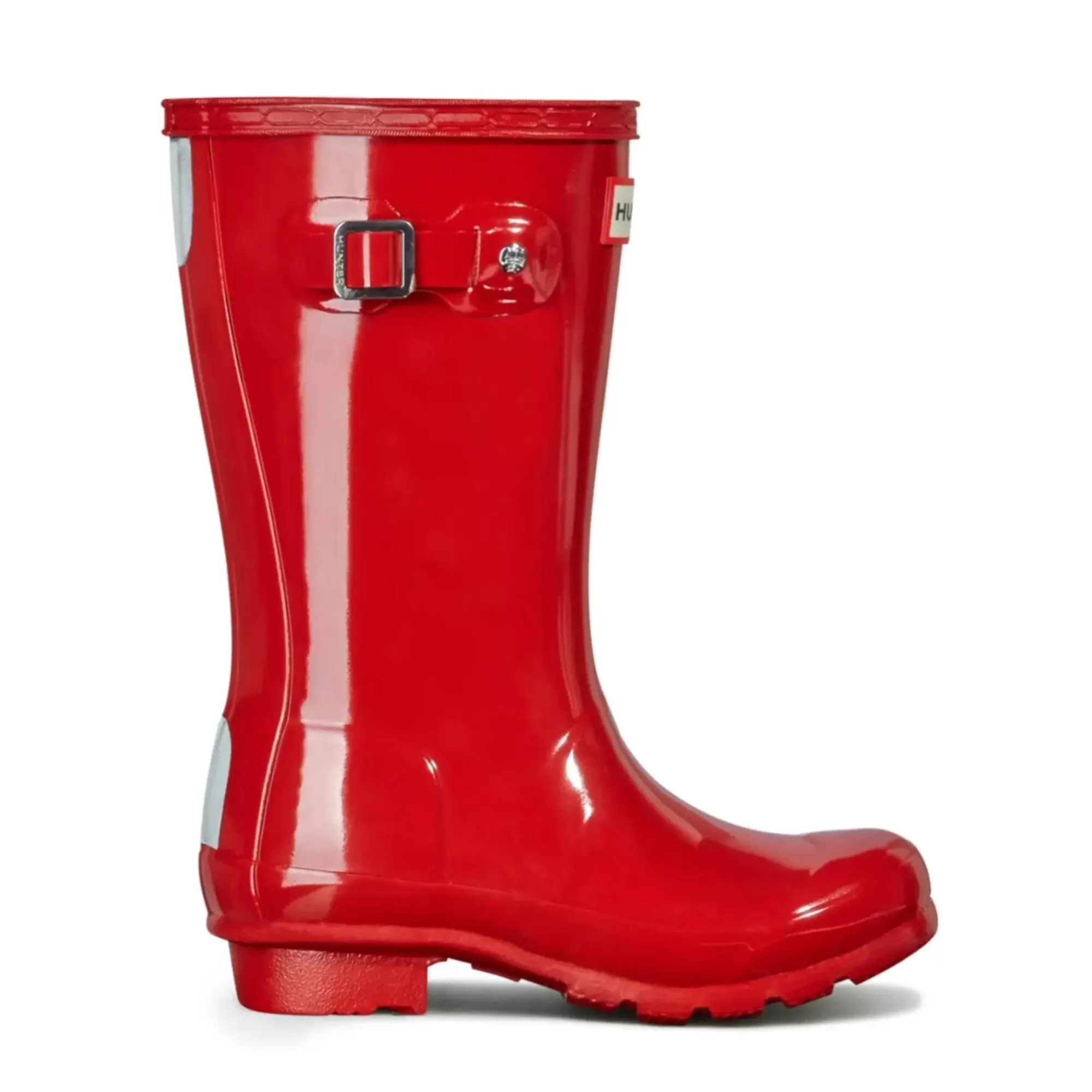 Hunter Big Kids Original Gloss Rain Boots MilitaryRed Sale