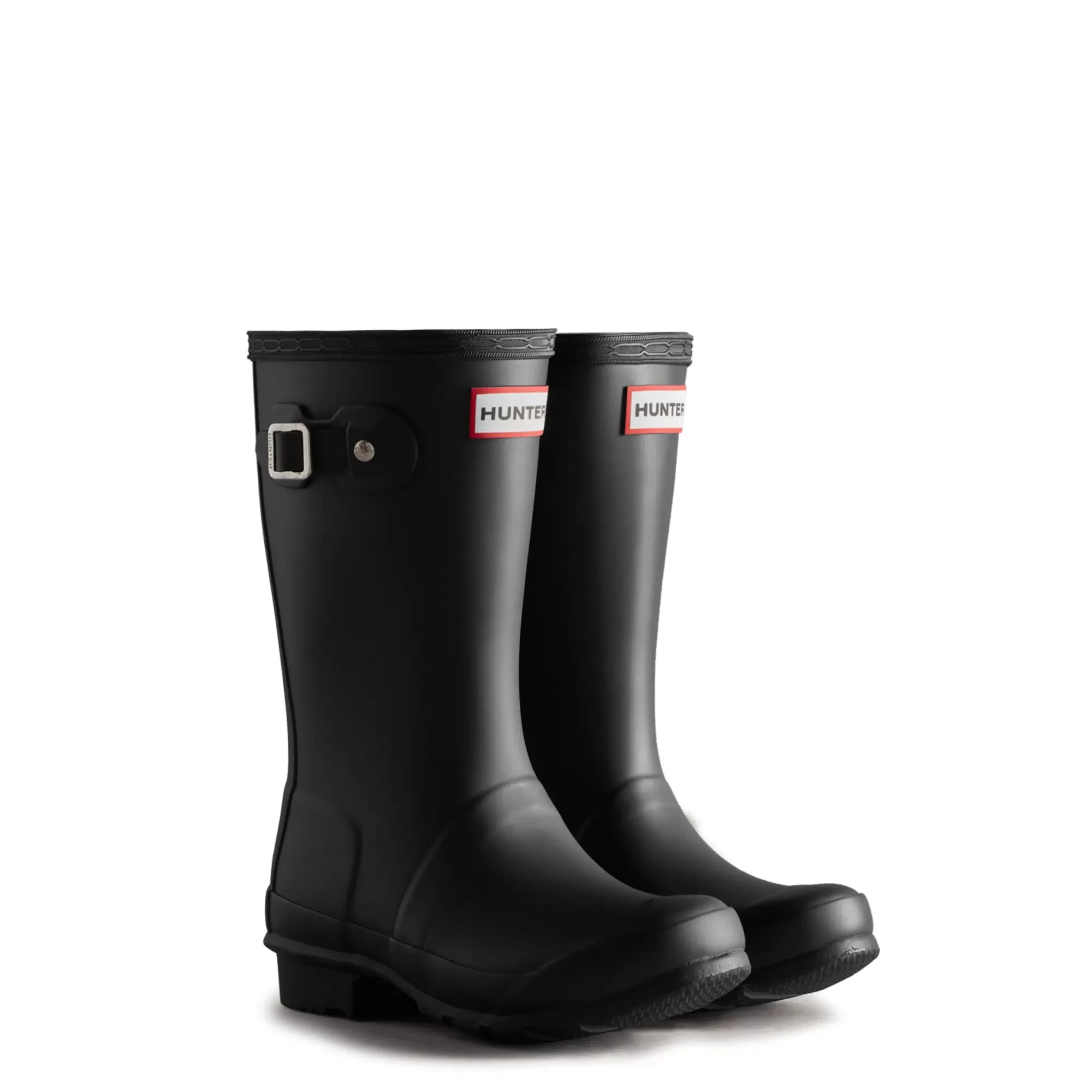 Hunter Big Kids Original Rain Boots Black Sale