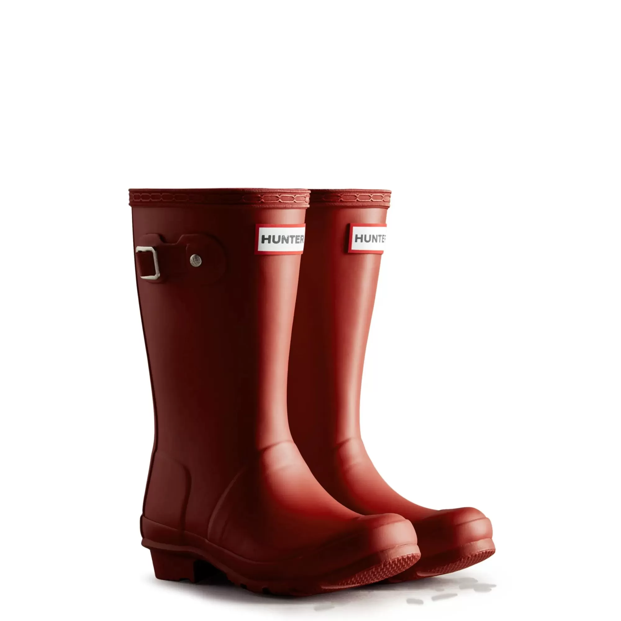 Hunter Big Kids Original Rain Boots MilitaryRed Discount