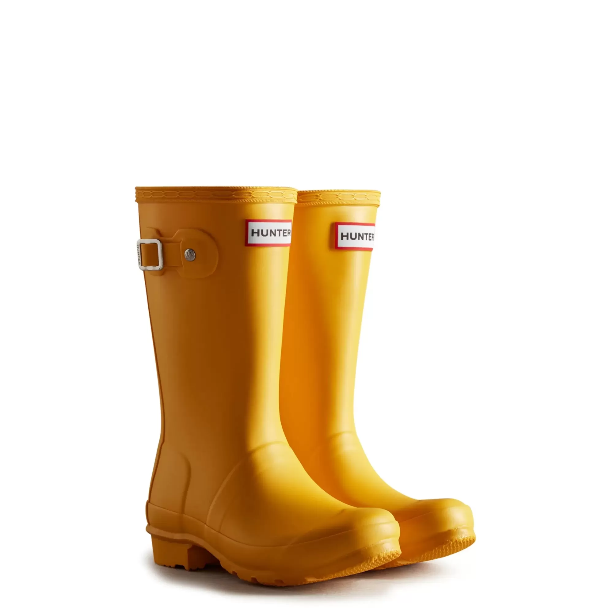 Hunter Big Kids Original Rain Boots Yellow Hot