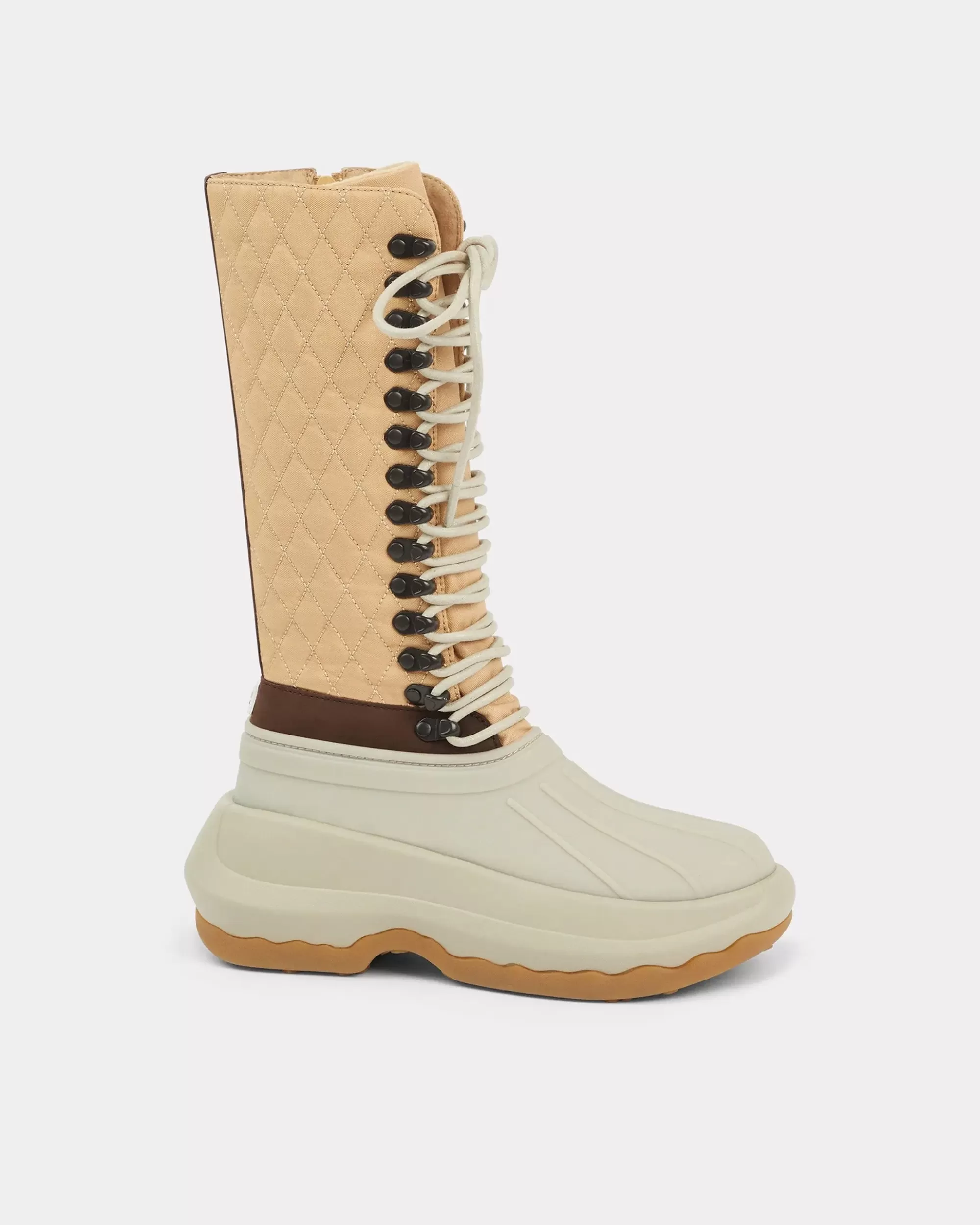 Hunter X Kenzo Women's Lace Up Duck Boot Camel/Java Flash Sale