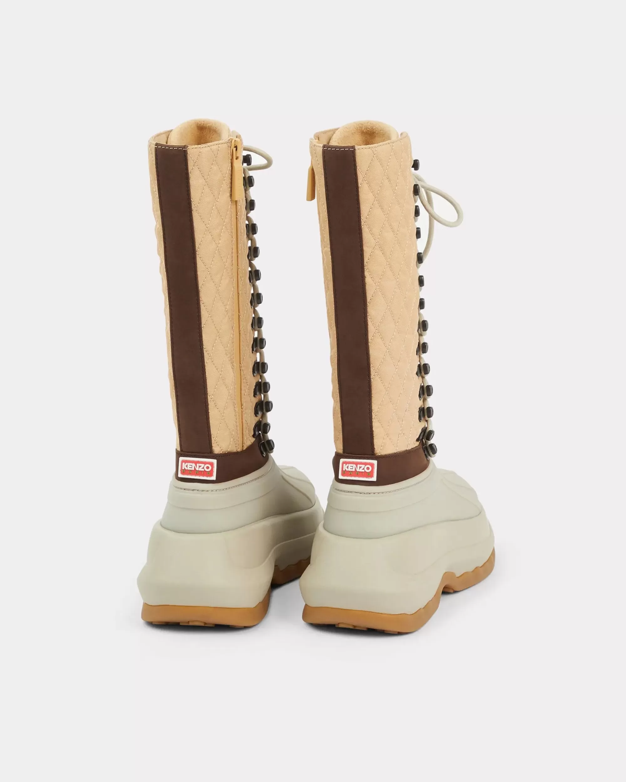 Hunter X Kenzo Women's Lace Up Duck Boot Camel/Java Flash Sale