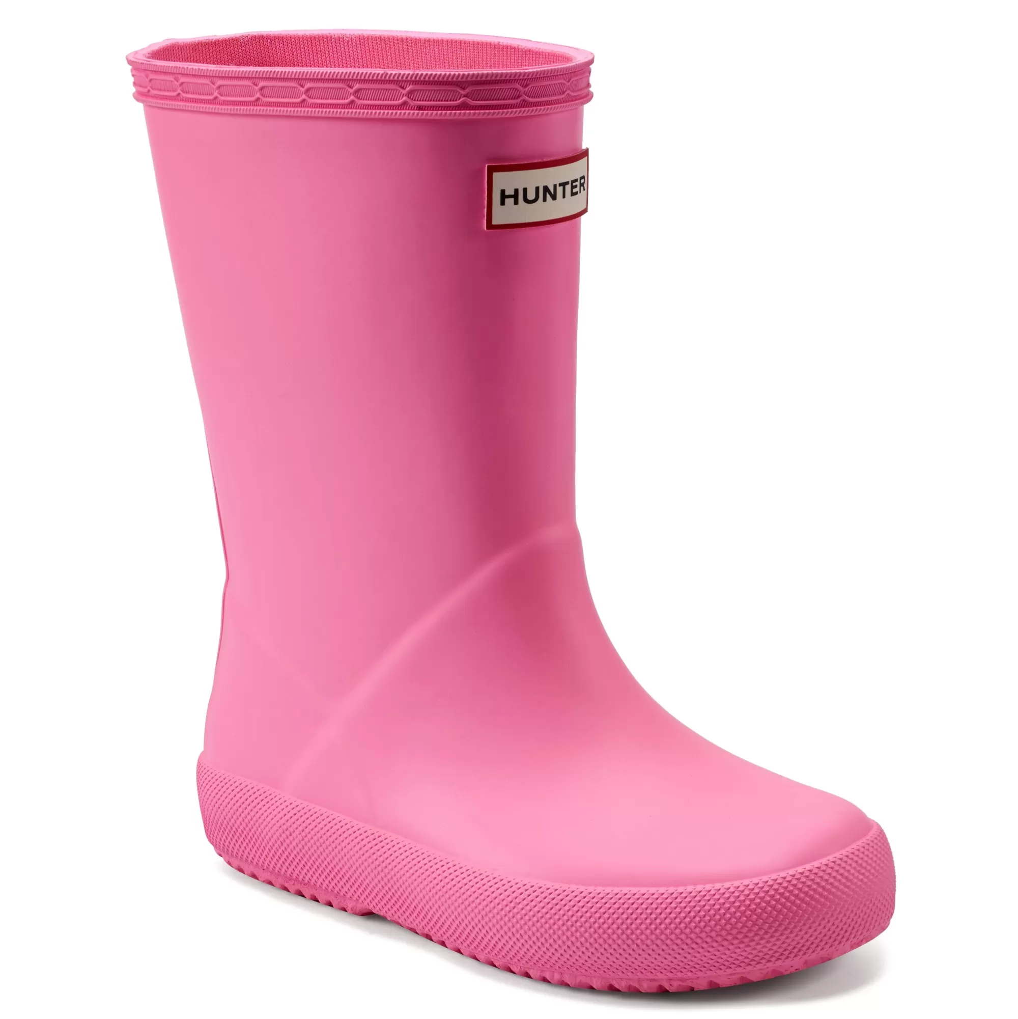 Hunter Kids First Classic Rain Boots HighlighterPink New