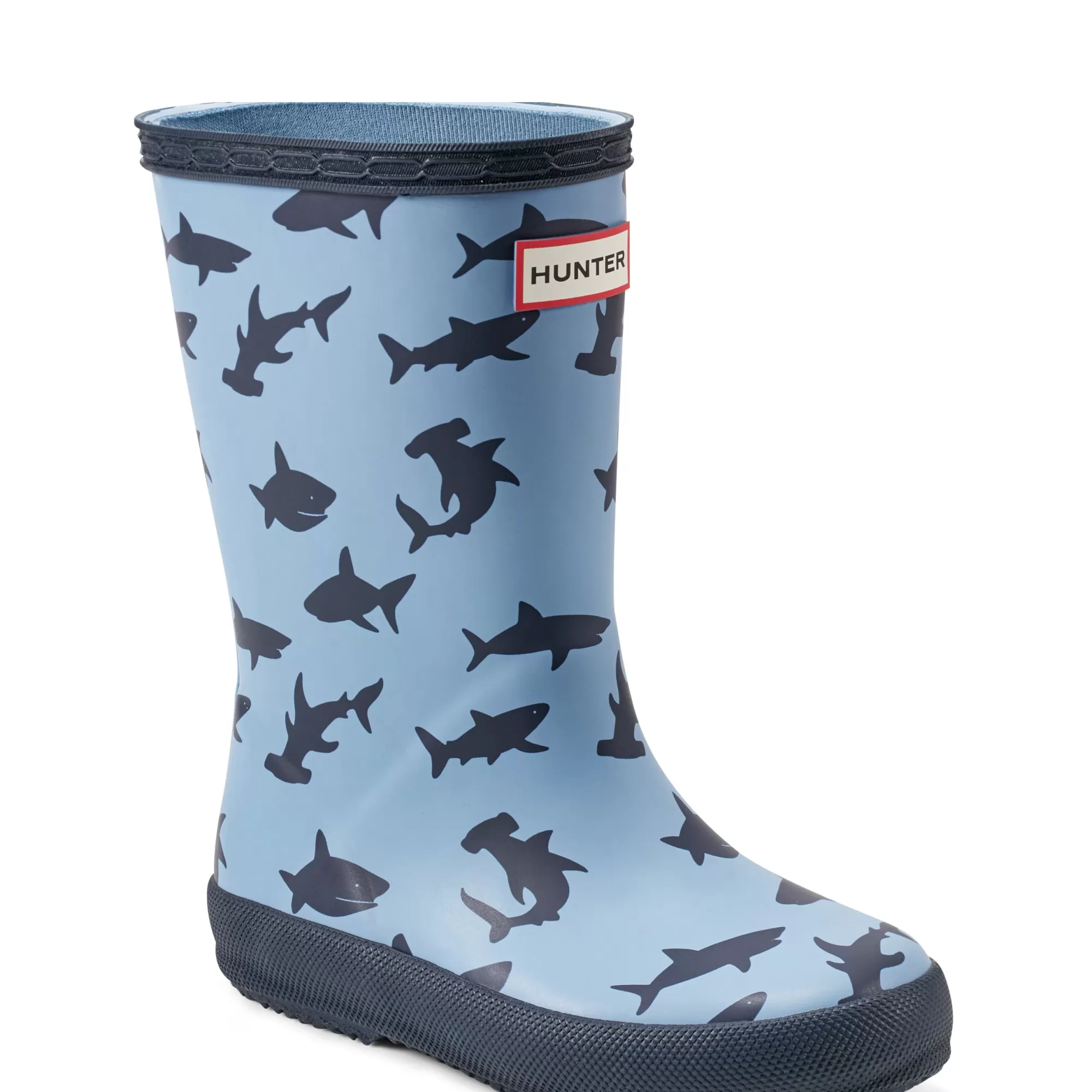 Hunter Kids First Classic Rain Boots MediumBlue Clearance