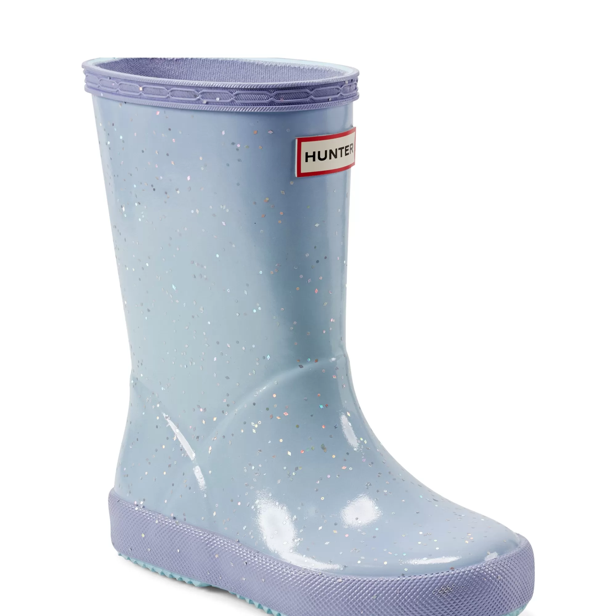 Hunter Kids First Giant Glitter Rain Boots MediumPurple Discount