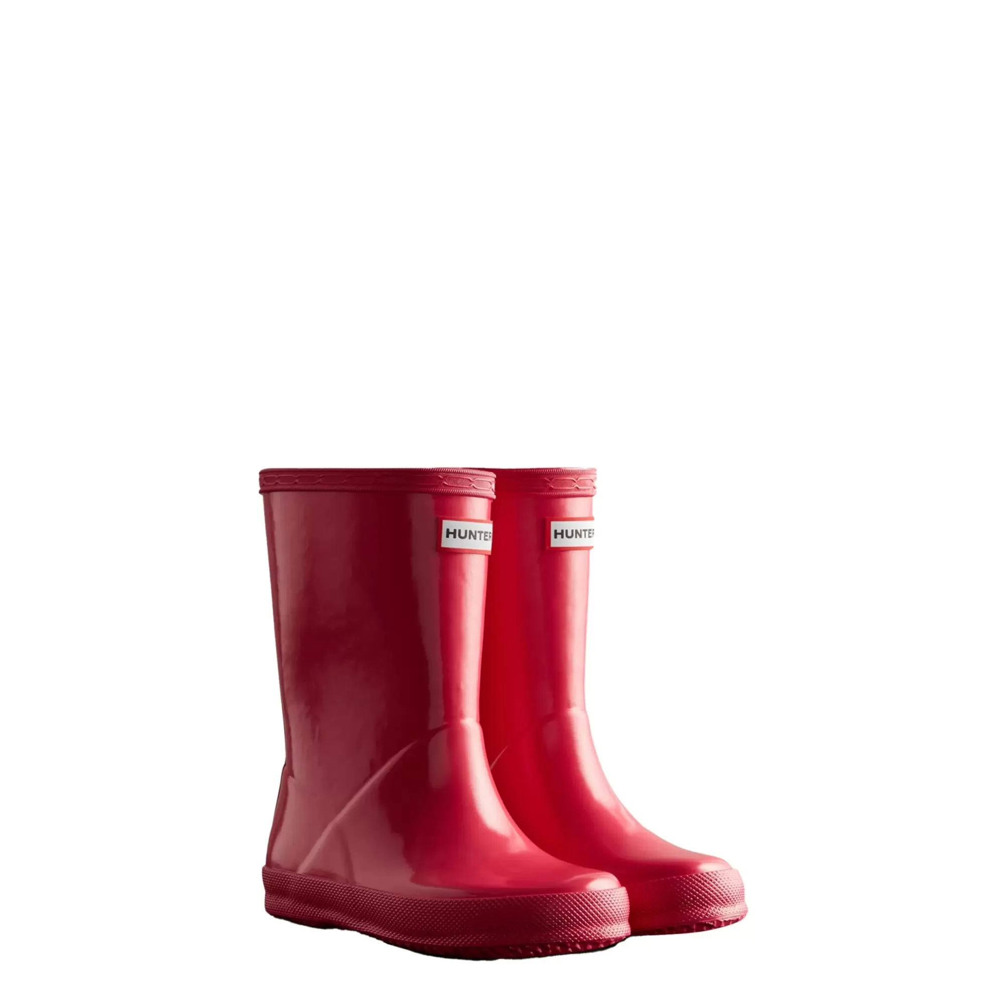 Hunter Kids First Gloss Rain Boots BrightPink Flash Sale