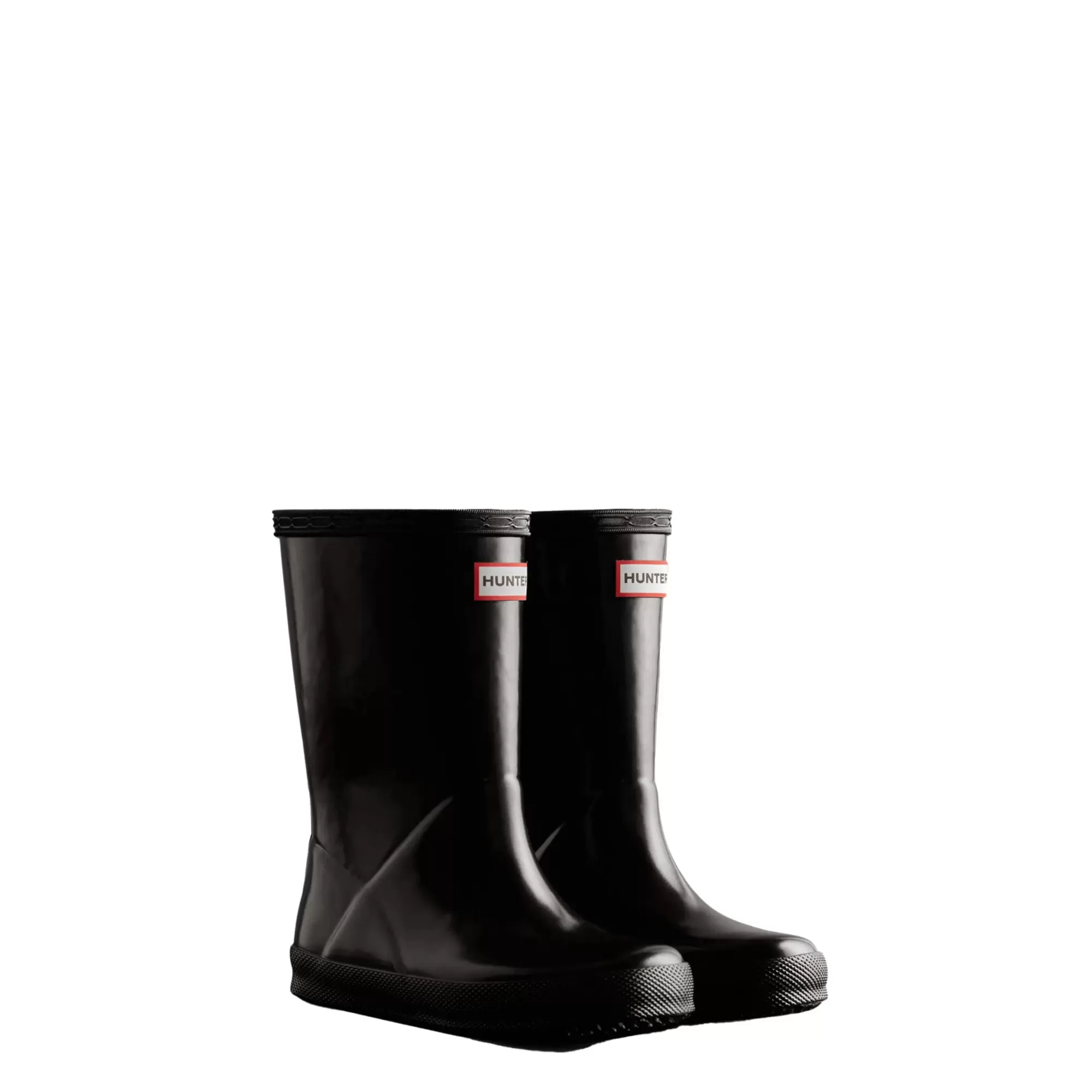 Hunter Kids First Gloss Rain Boots Black Flash Sale