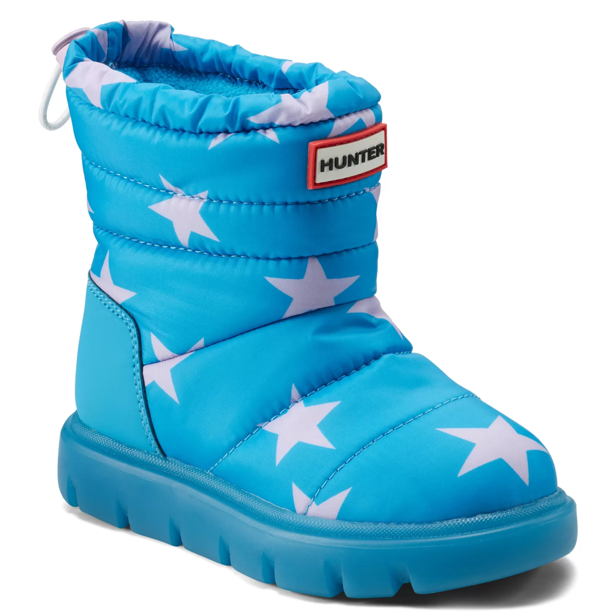 Hunter Little Kids Cuddle Lug Sole Insulated Waterproof Snow Boots MediumBlueStars Discount