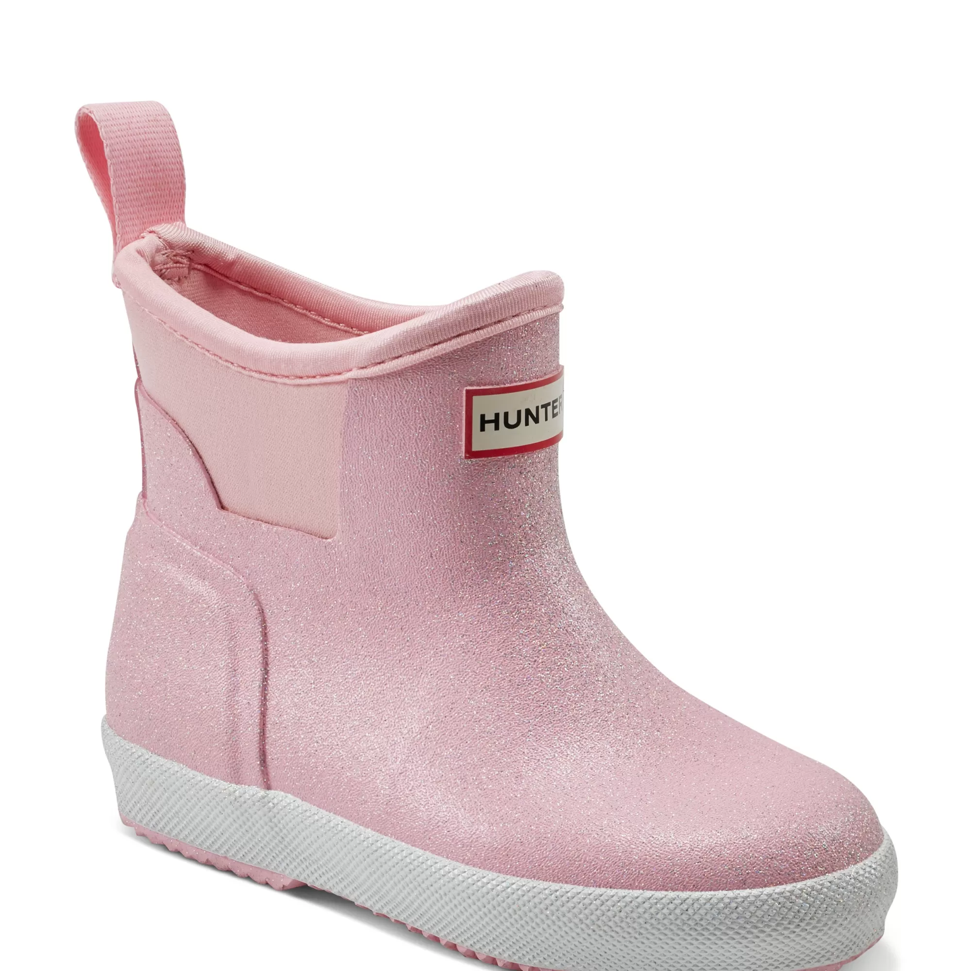 Hunter Little Kids Finley Pull On Waterproof Rain Boots LightPink Sale