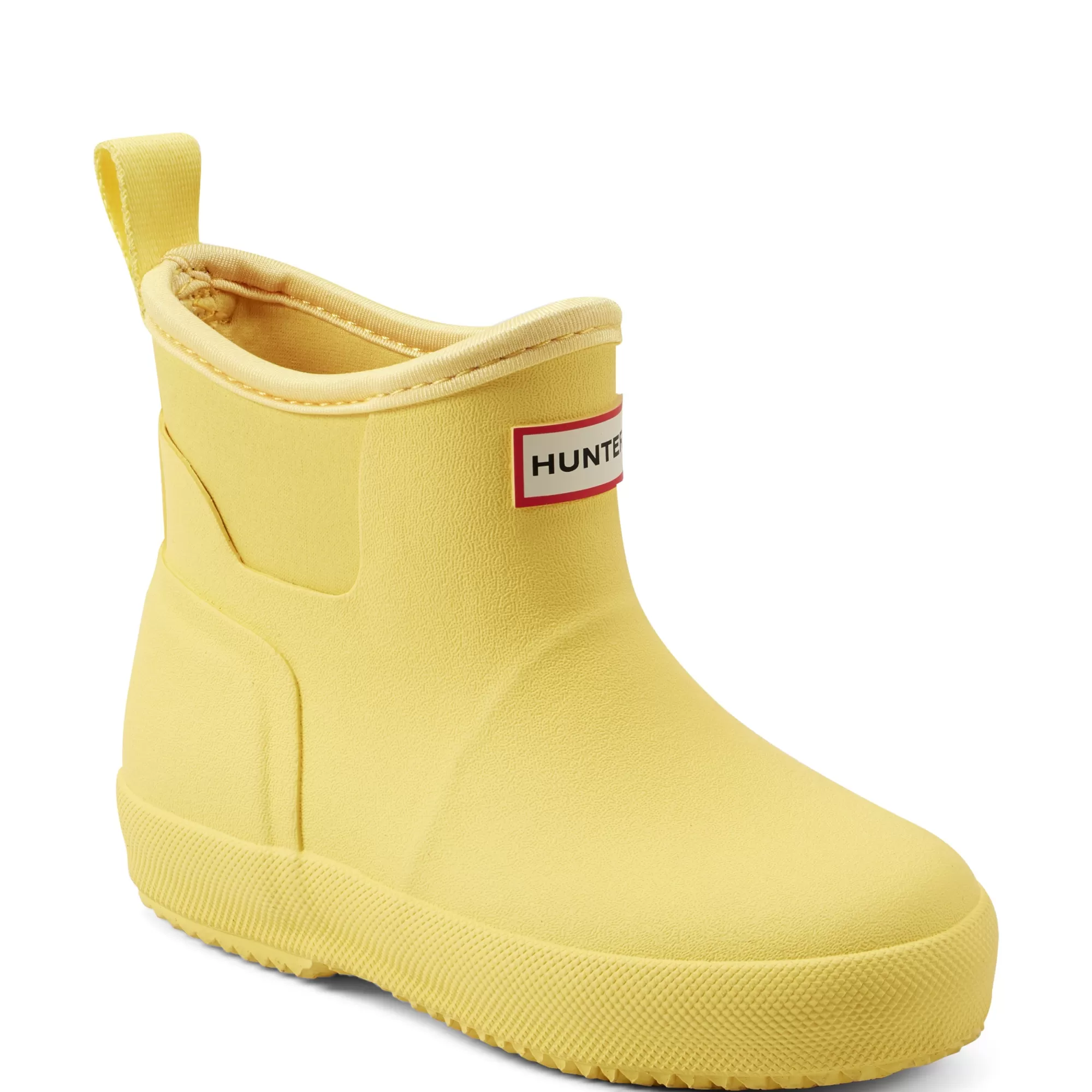 Hunter Little Kids Finley Pull On Waterproof Rain Boots Yellow Discount