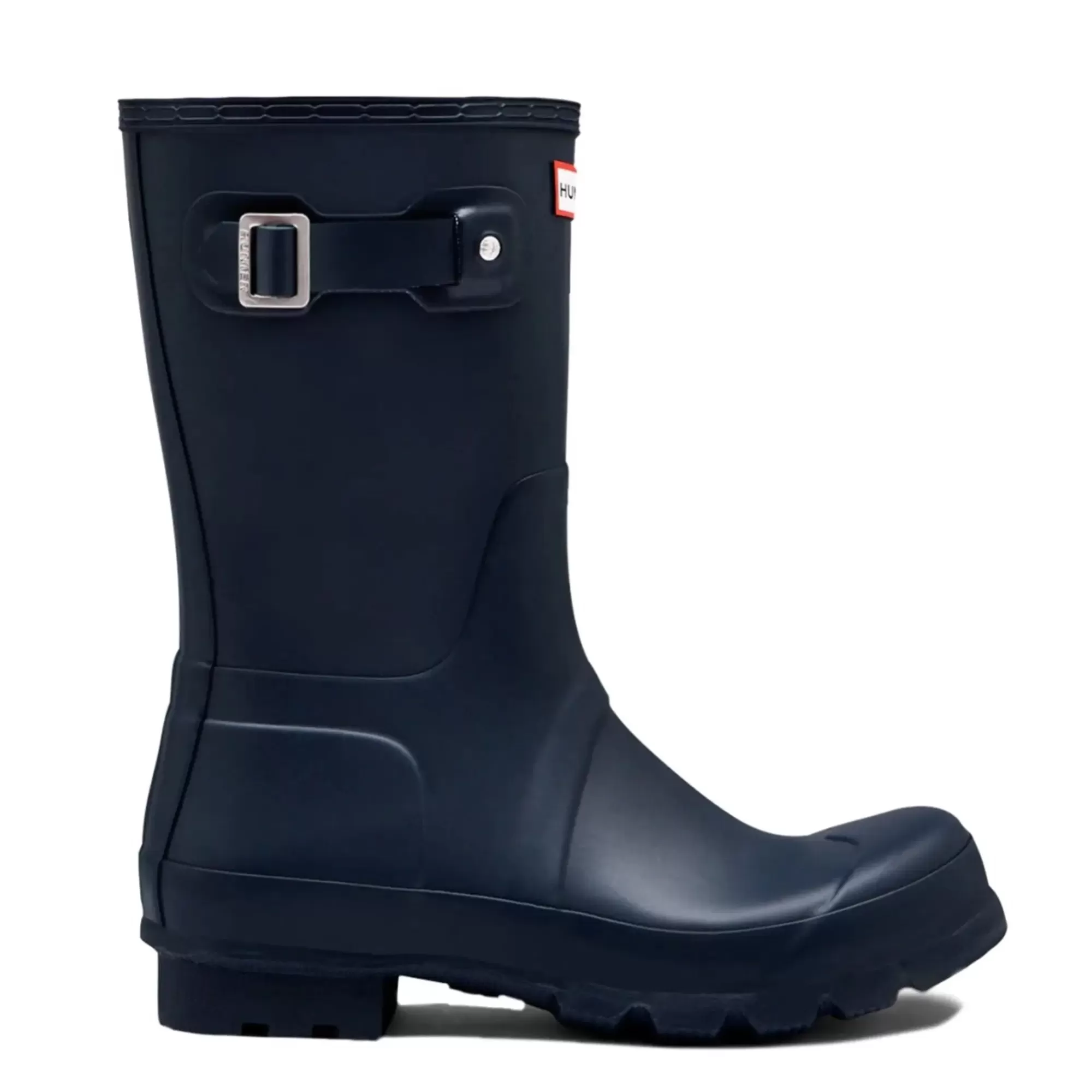 Hunter Men's Original Short Rain Boots Navy Fashion