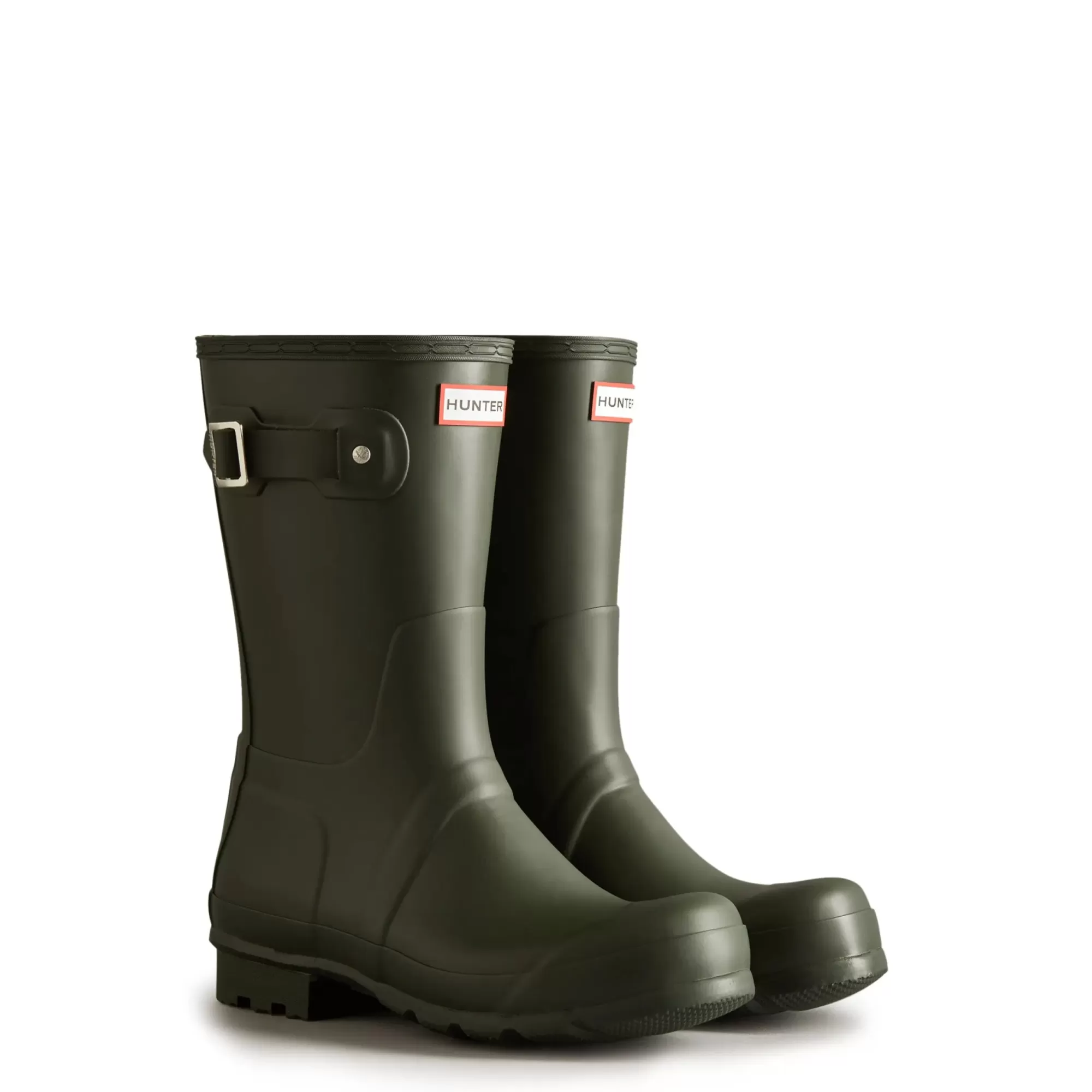 Hunter Men's Original Short Rain Boots DarkOlive Sale