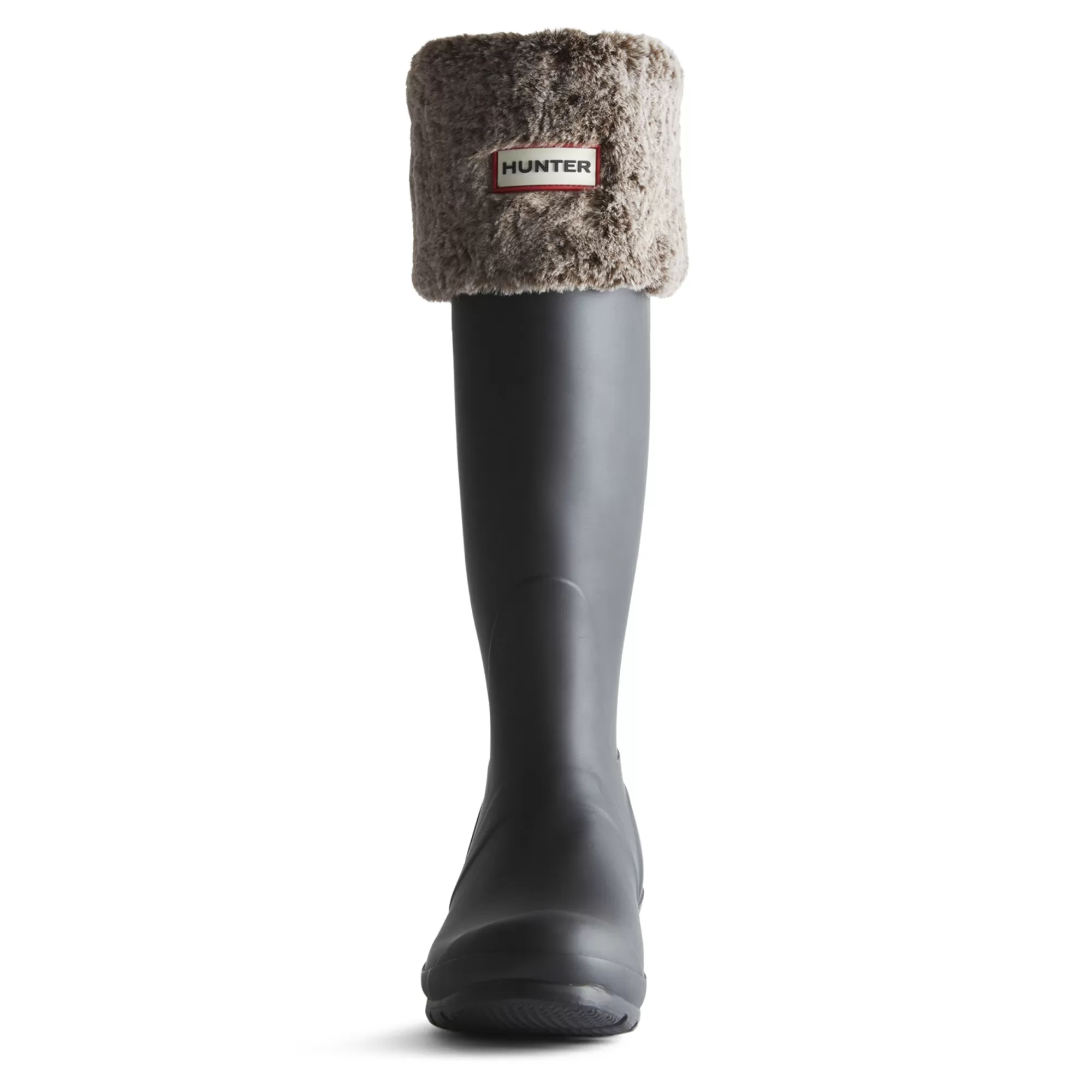 Hunter Unisex Faux Fur Tall Boot Sock Beige Best