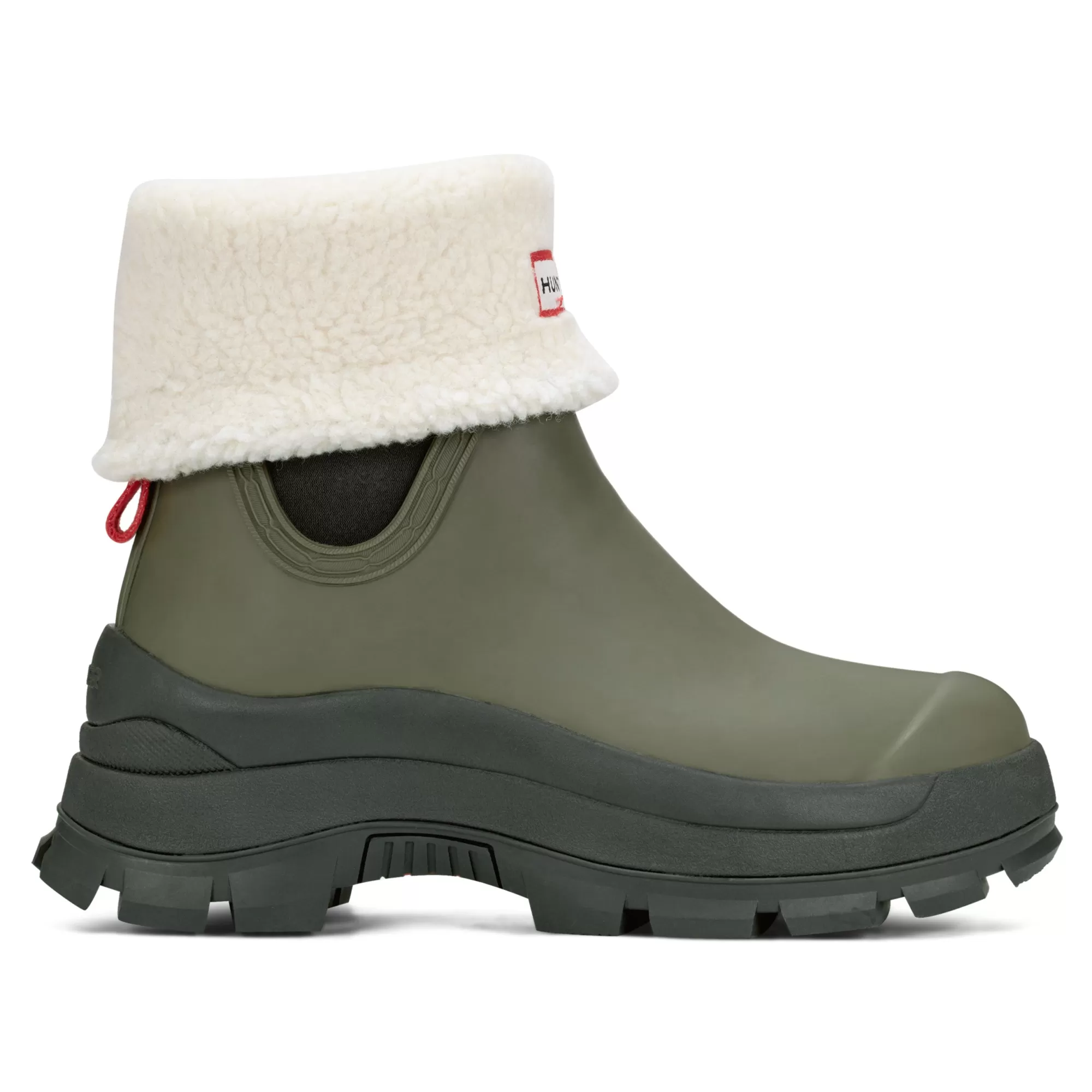 Hunter Women's Esme Lug Sole Waterproof Snow Booties MediumGreen Shop