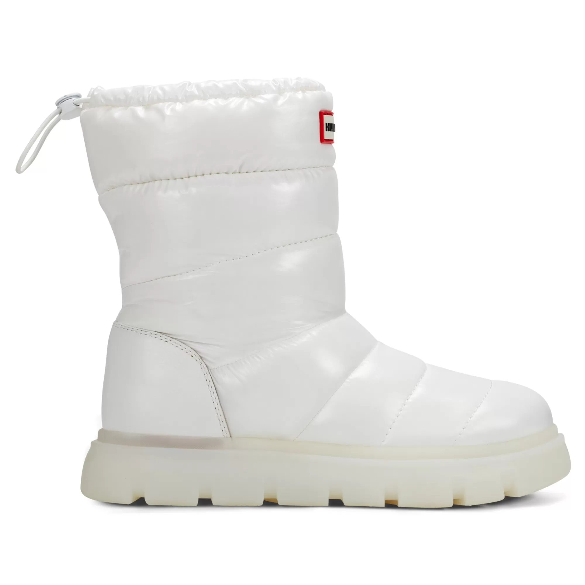 Hunter Women's Maribel Lug Sole Insulated Waterproof Snow Booties White Best Sale