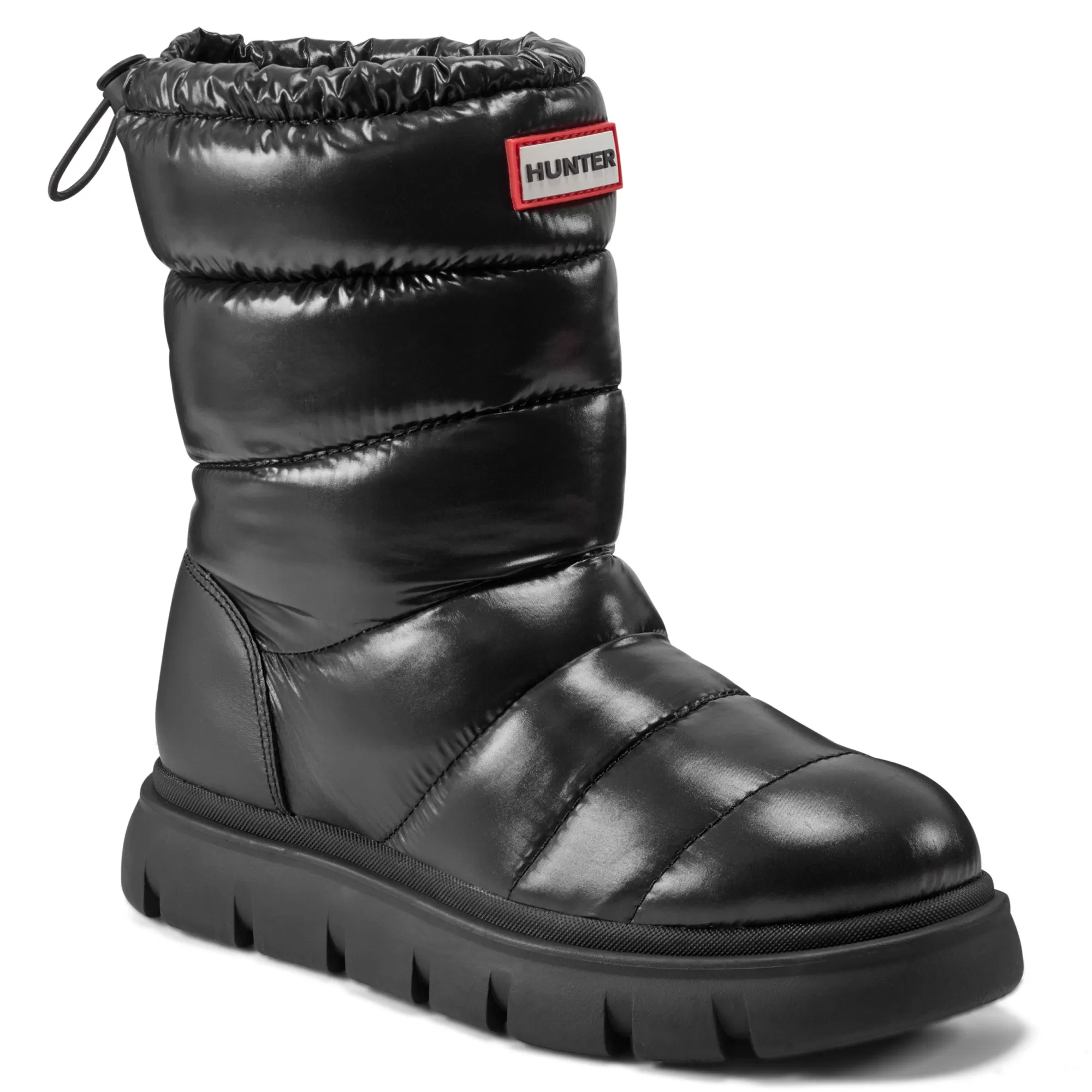 Hunter Women's Maribel Lug Sole Insulated Waterproof Snow Booties Black Shop