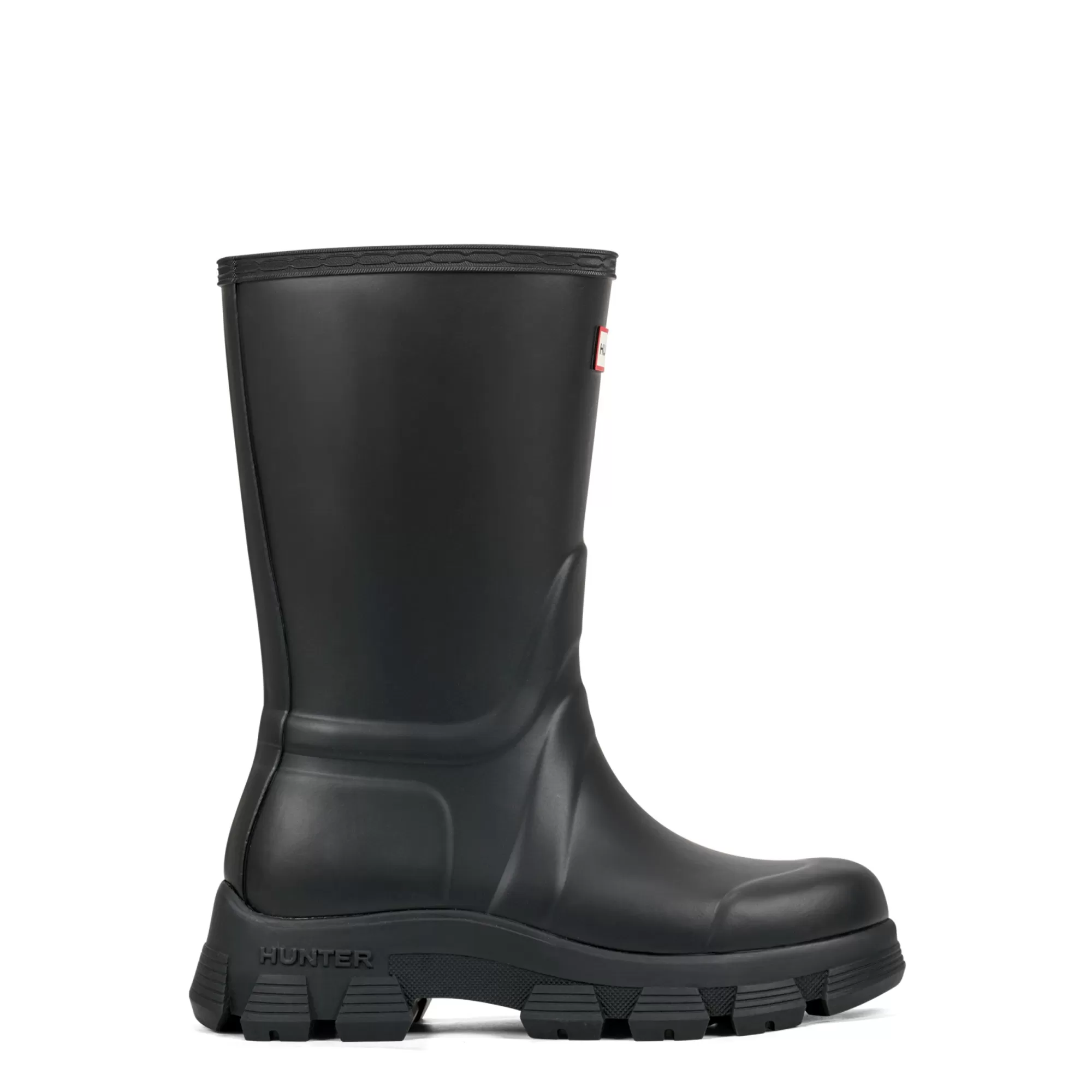 Hunter Women's Micah Lug Sole Waterproof Rain Boots Black Online