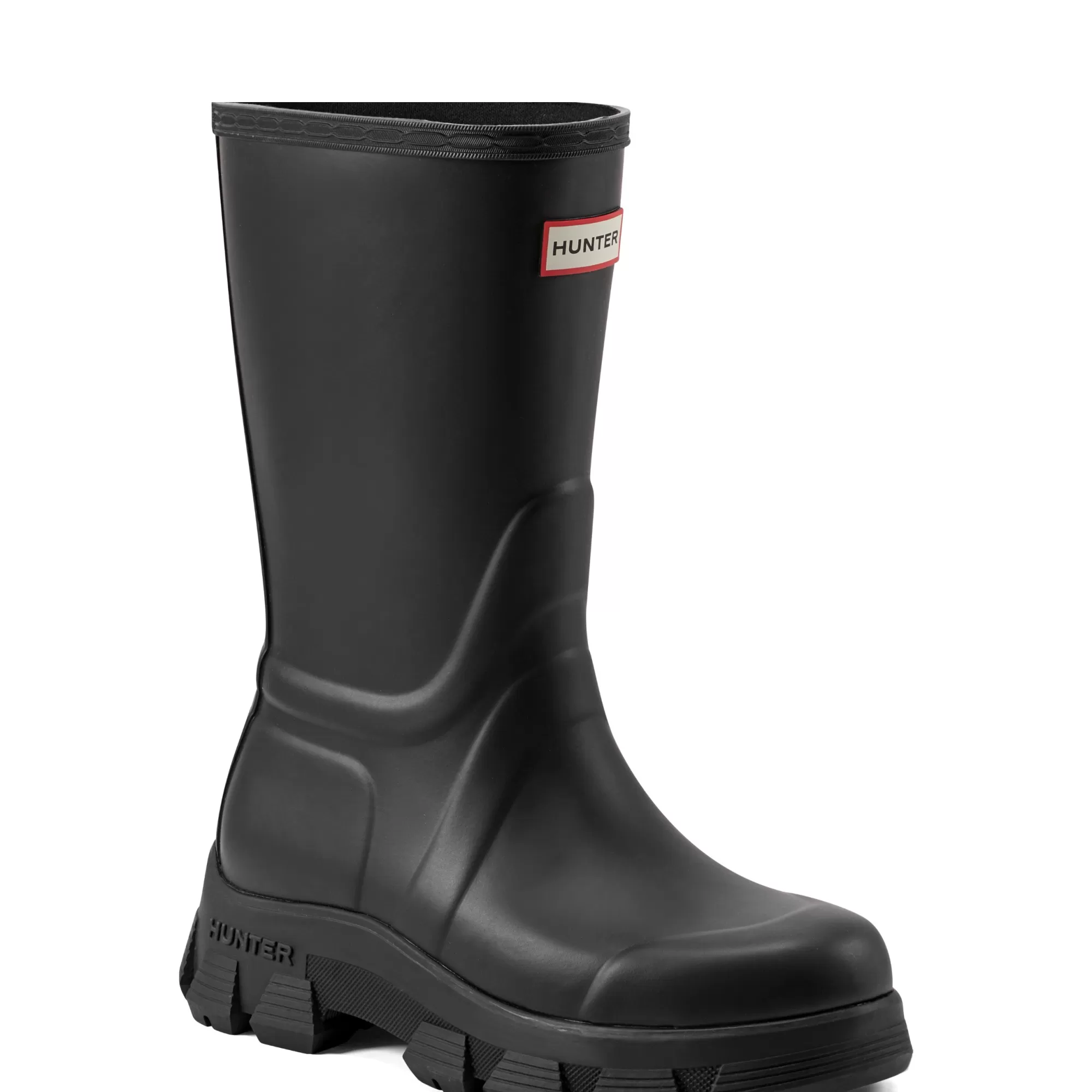 Hunter Women's Micah Lug Sole Waterproof Rain Boots Black Online