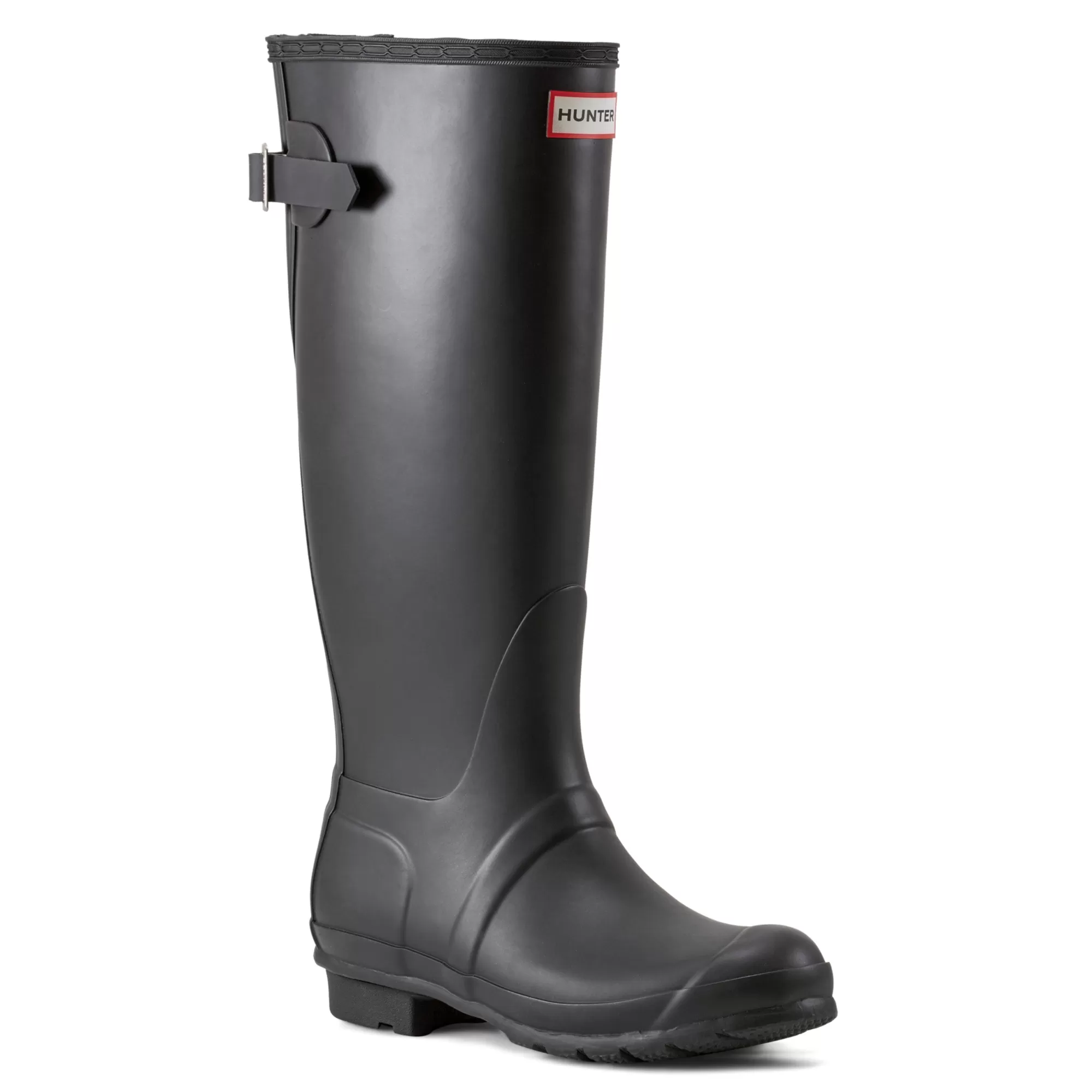 Hunter Women's Original Back Adjustable Tall Rain Boots Black Outlet