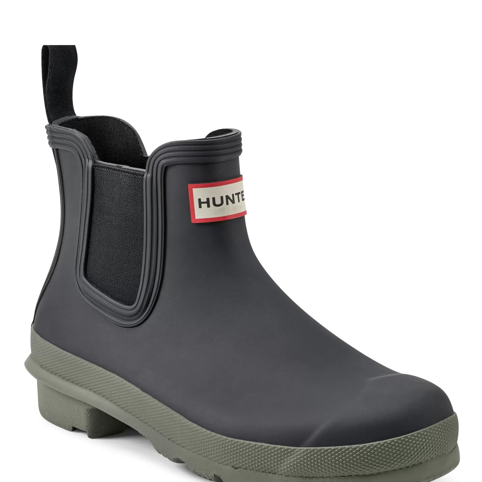 Hunter Women's Original Chelsea Boots Black/Green Flash Sale