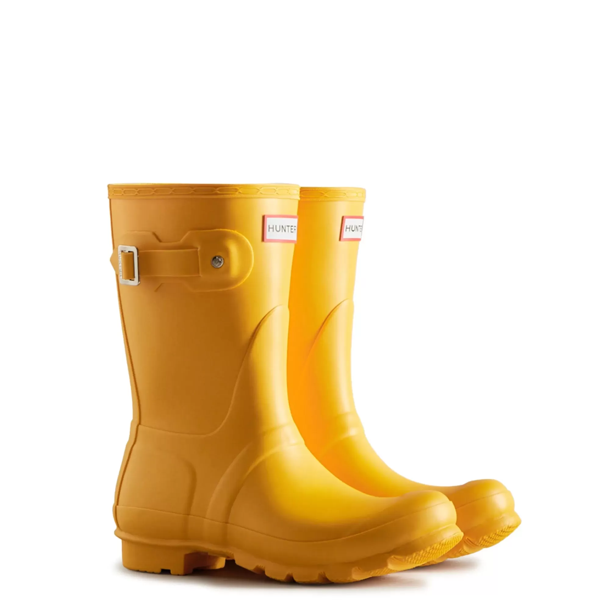 Hunter Women's Original Short Rain Boots Yellow New