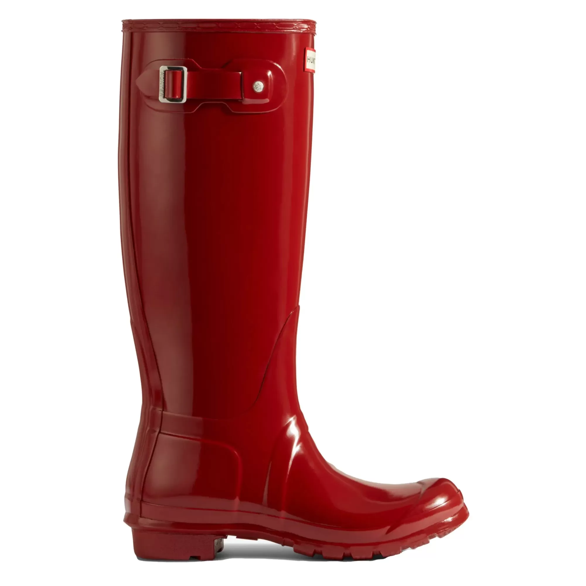 Hunter Women's Original Tall Gloss Rain Boots MilitaryRed Cheap