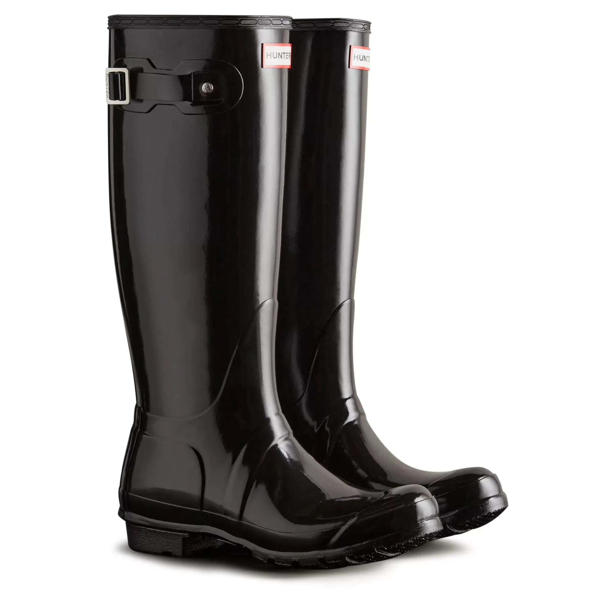 Hunter Women's Original Tall Gloss Rain Boots Black Cheap