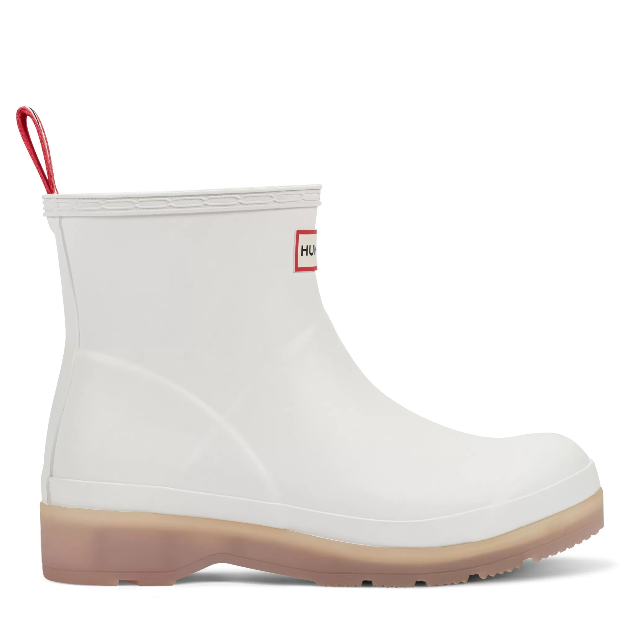 Hunter Women's PLAY™ Short Translucent Sole Rain Boots Ivory Store