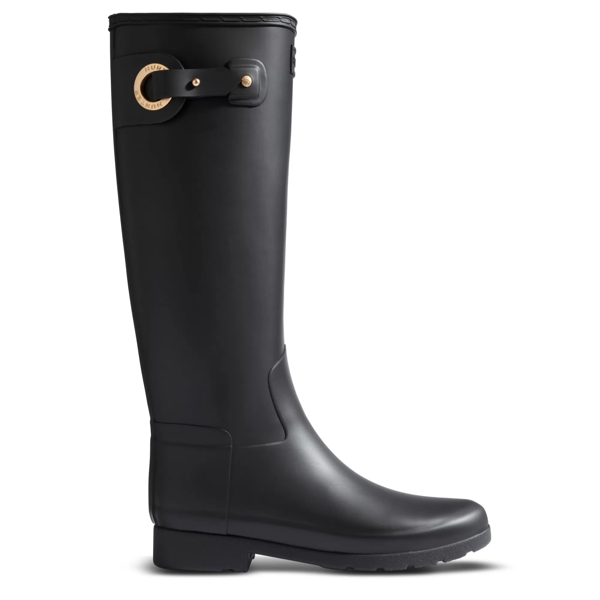 Hunter Women's Refined Tall Rain Boots Black Shop