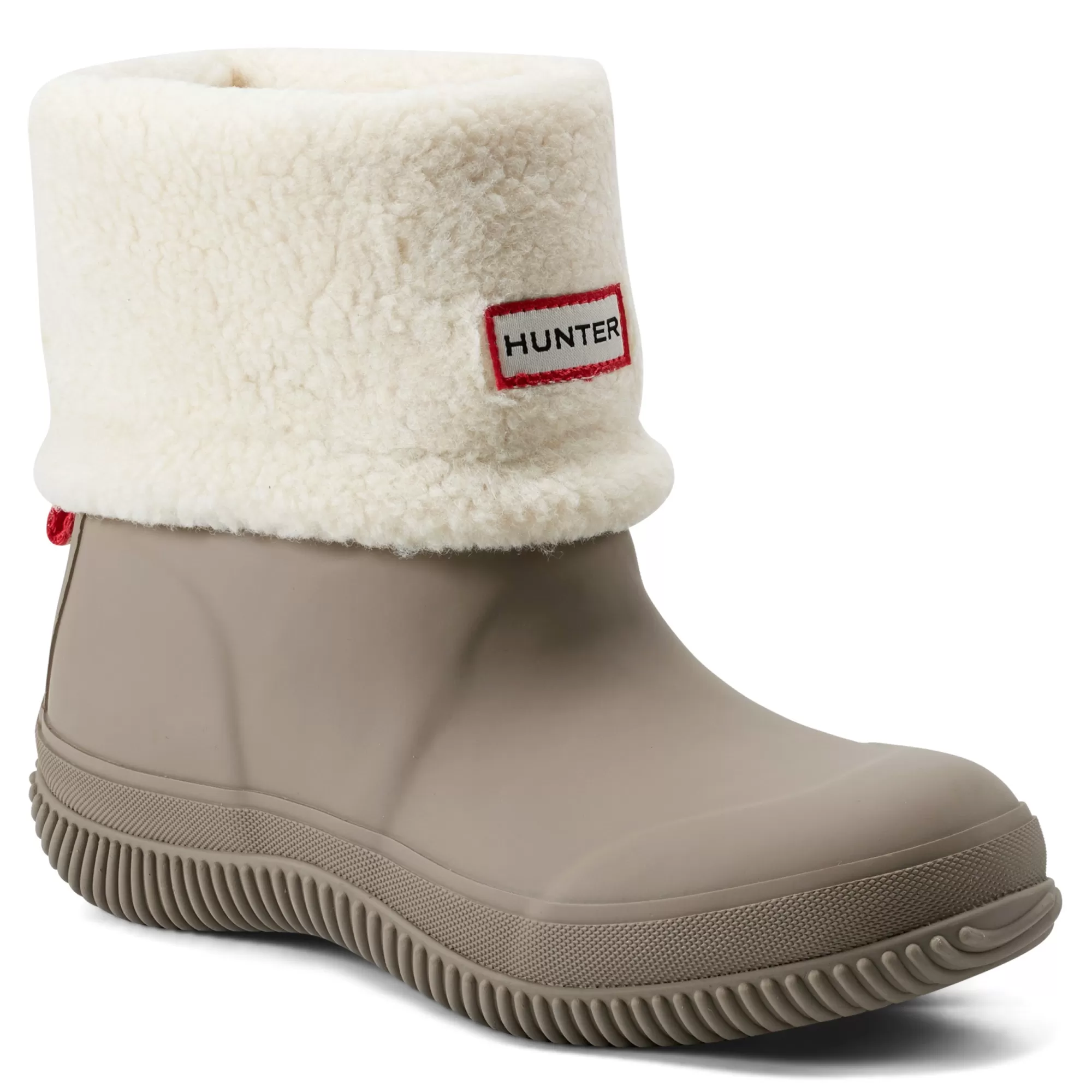 Hunter Women's Thunor Indoor/Outdoor Insulated Roll Top Waterproof Snow Boots MediumNatural Sale